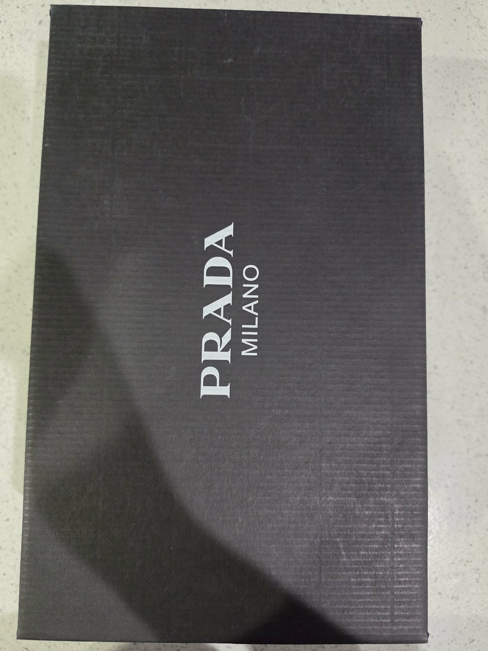 Men's Prada Navy Canvas Low-Top Sneakers - Picture 9 of 10